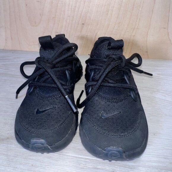 Nike Presto GS "Triple Black" BQ4002-005 Youth 12 - Picture 3 of 10